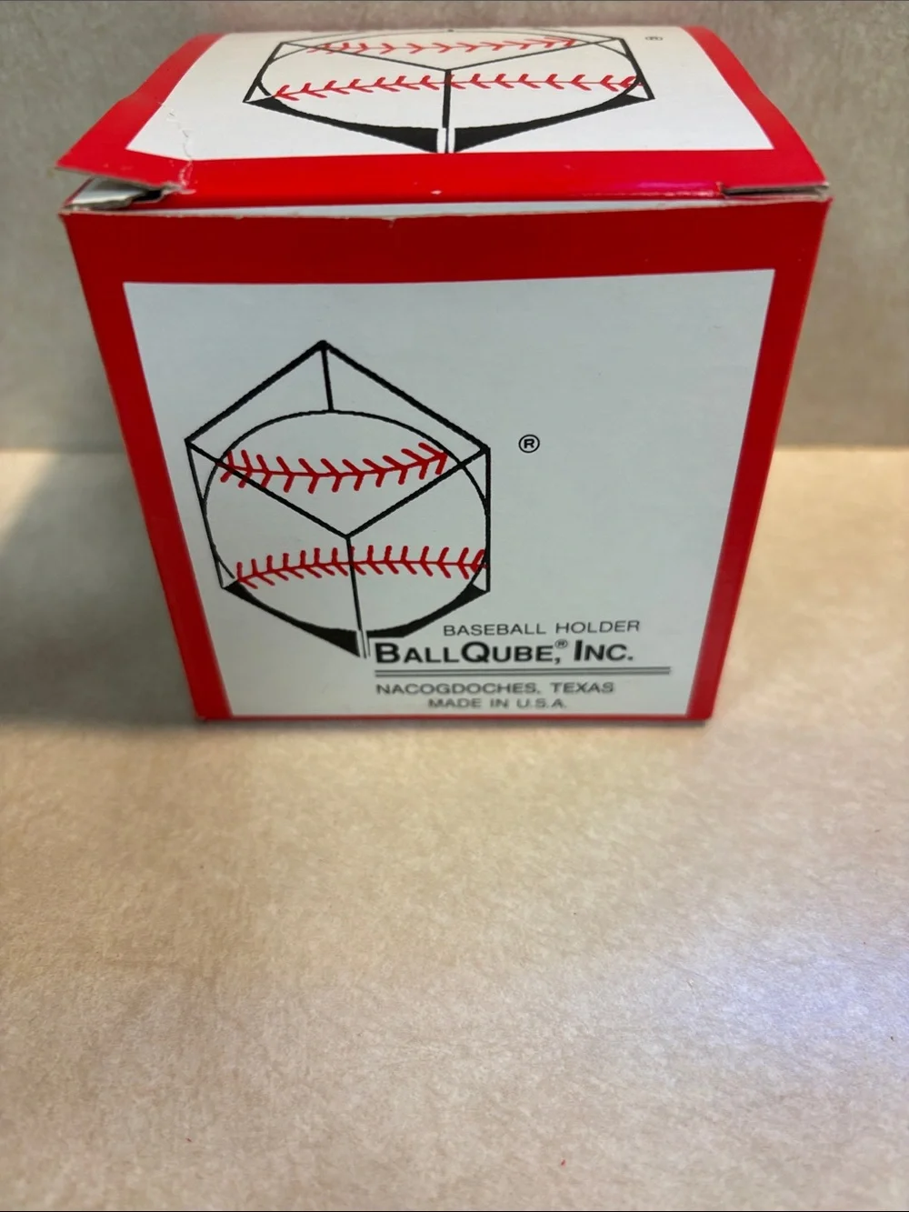 New Plastic Baseball Holders New BallQube In Box